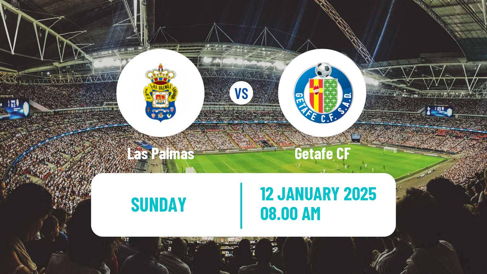 Soccer Spanish LaLiga Las Palmas - Getafe