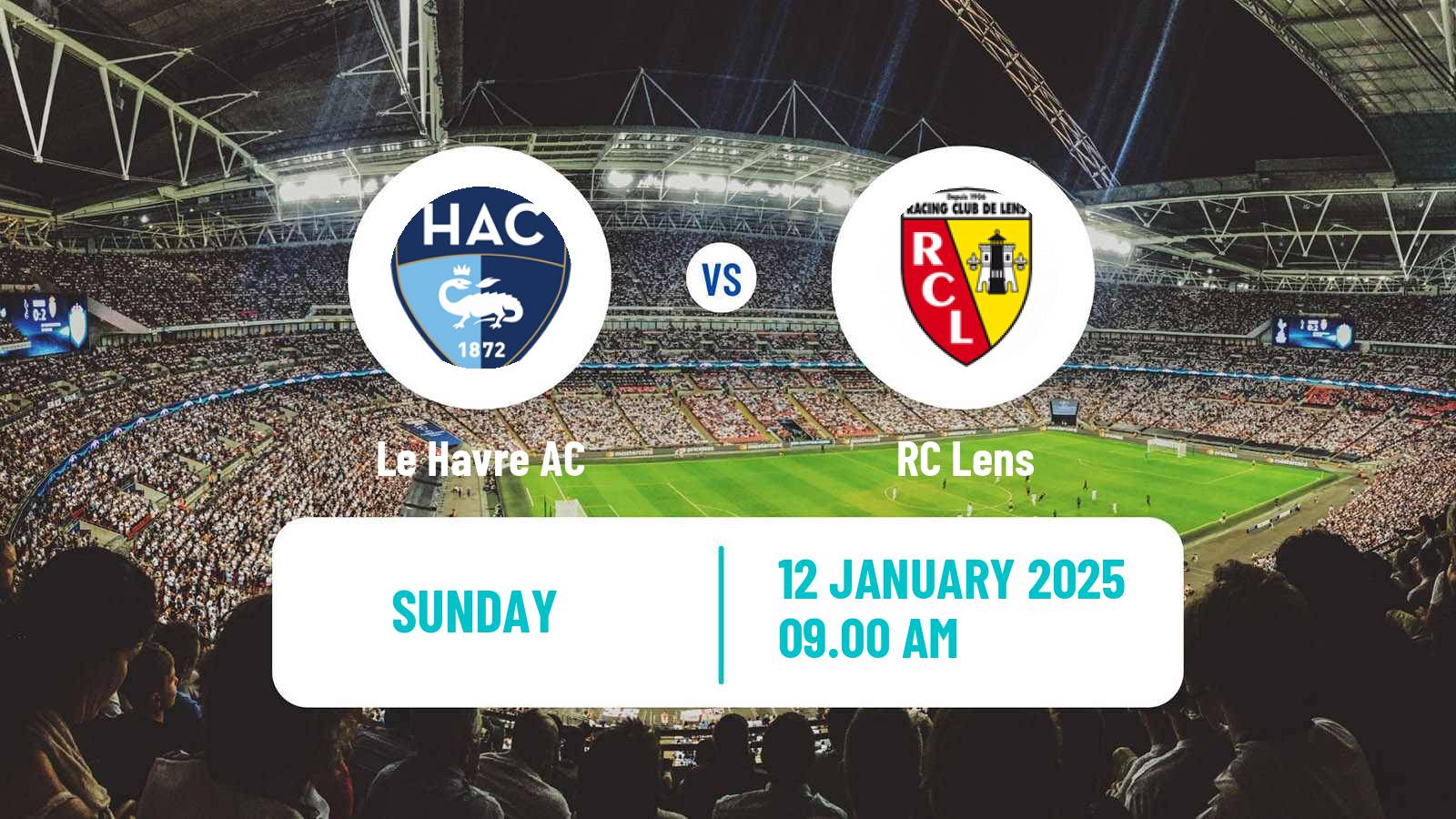 Soccer French Ligue 1 Le Havre - Lens