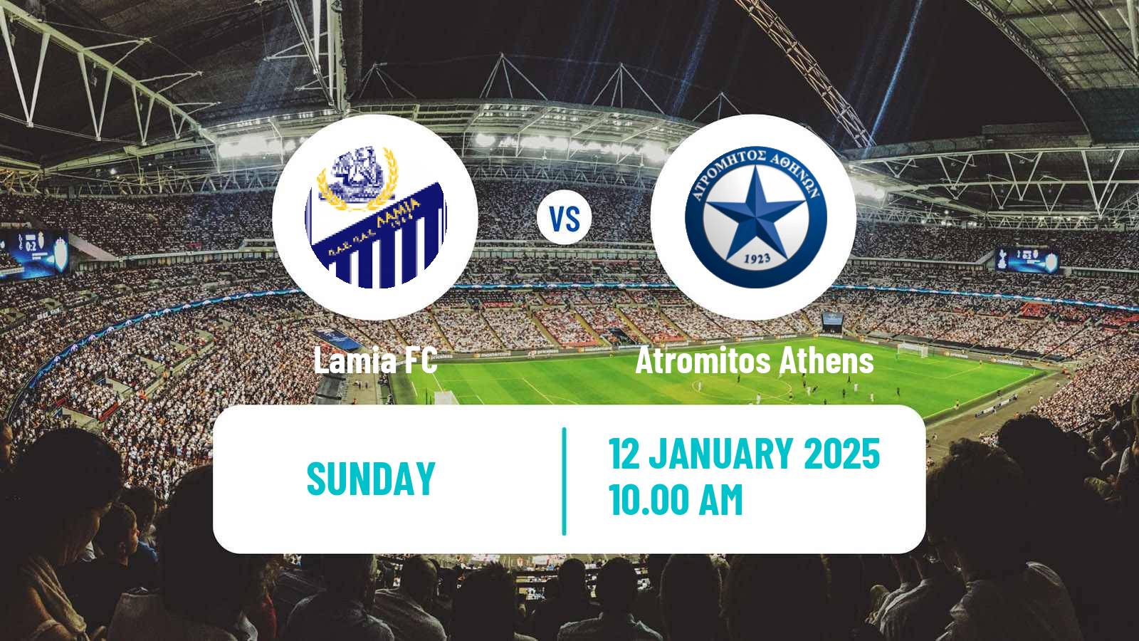 Soccer Greek Super League Lamia - Atromitos Athens