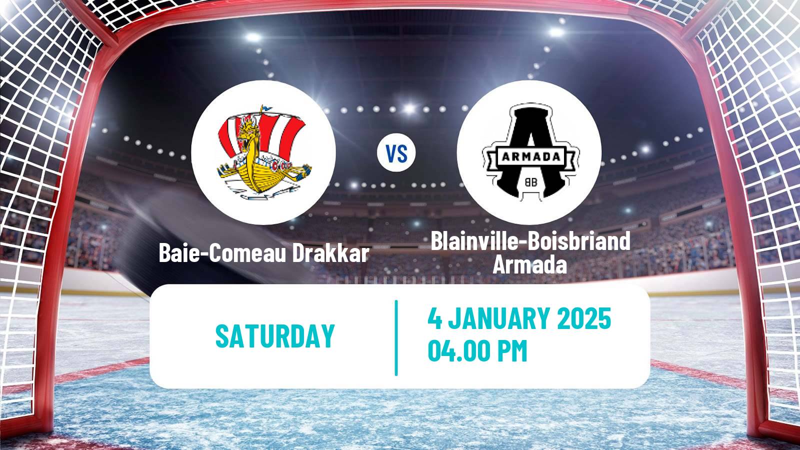 Hockey QMJHL Baie-Comeau Drakkar - Blainville-Boisbriand Armada