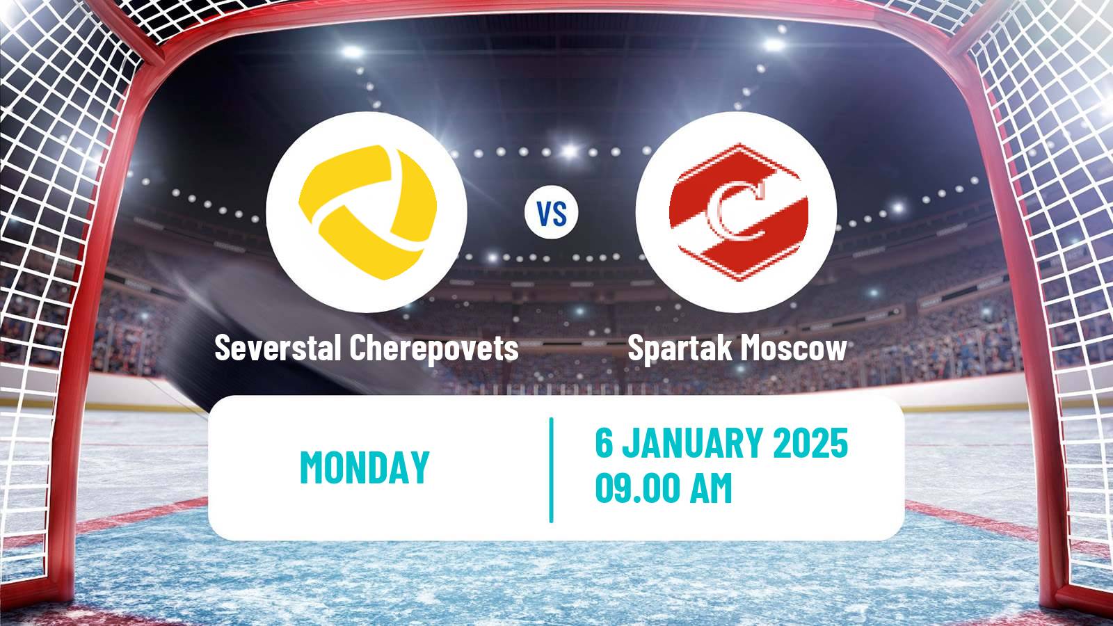 Hockey KHL Severstal Cherepovets - Spartak Moscow