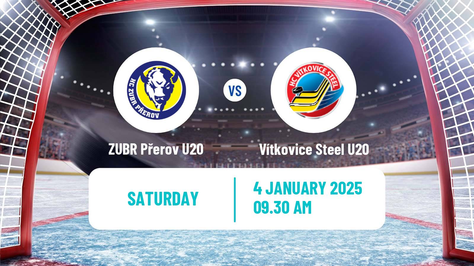 Hockey Czech ELJ ZUBR Přerov U20 - Vítkovice Steel U20