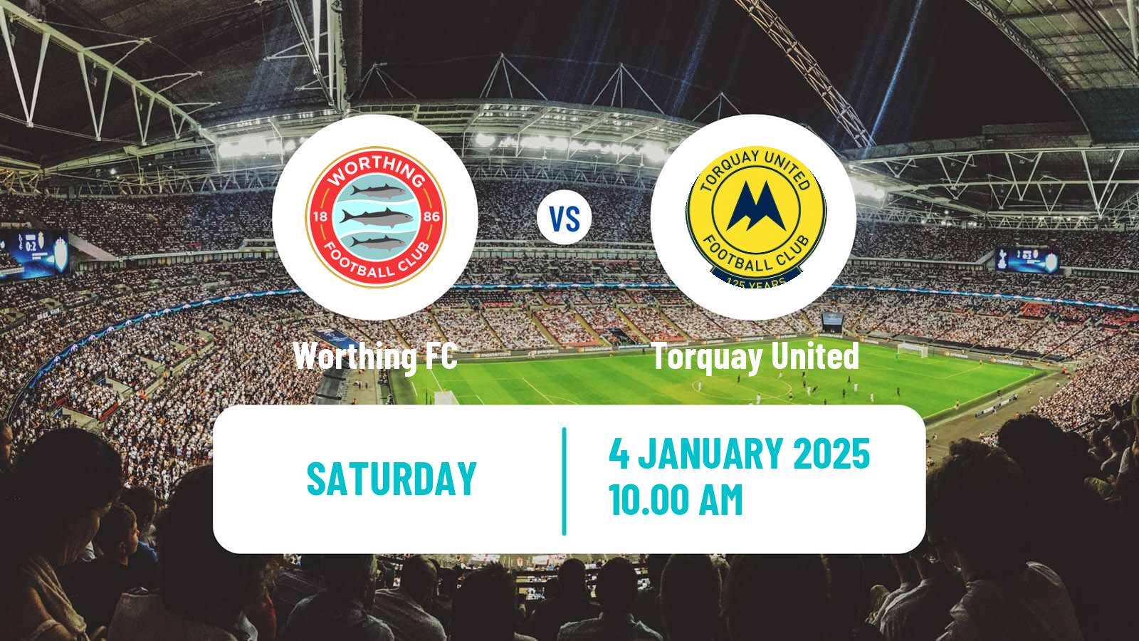 Soccer English FA Trophy Worthing - Torquay United