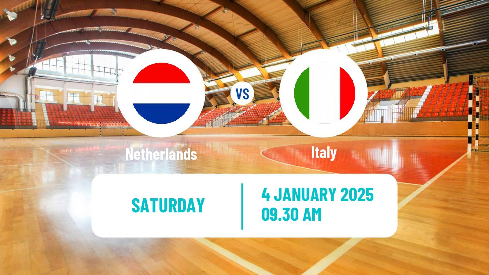 Handball Friendly International Handball Netherlands - Italy