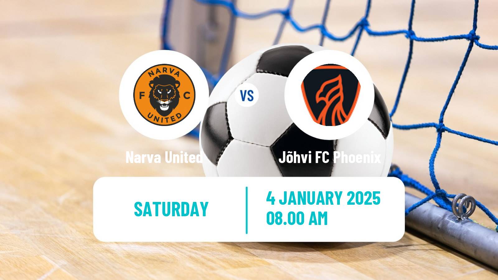 Futsal Estonian Saaliliiga Narva United - Jõhvi FC Phoenix