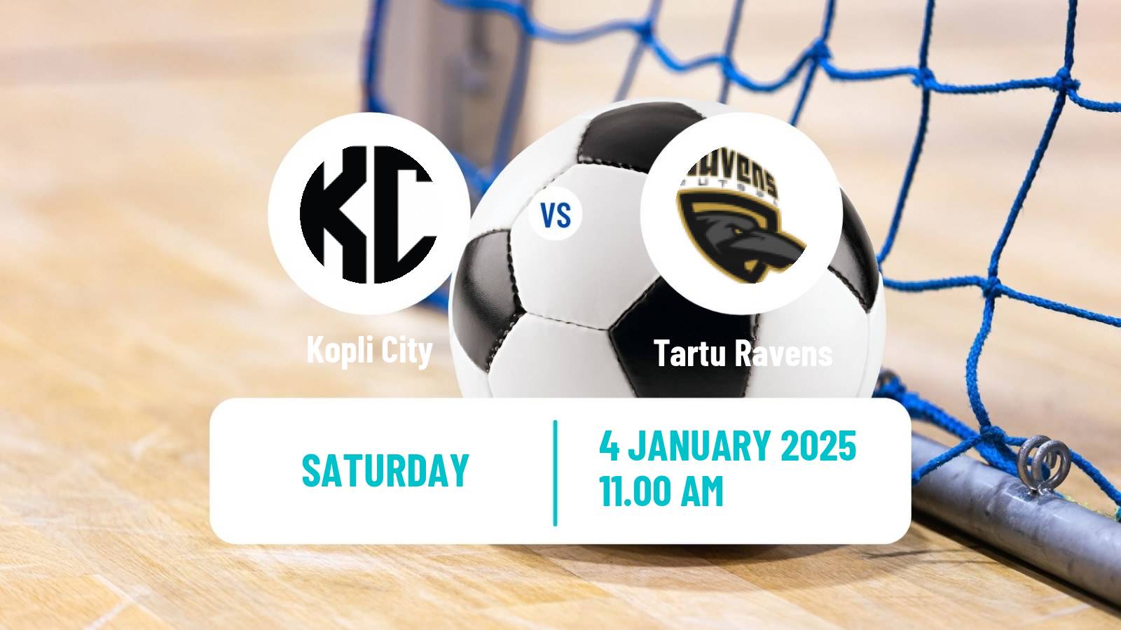 Futsal Estonian Saaliliiga Kopli City - Tartu Ravens