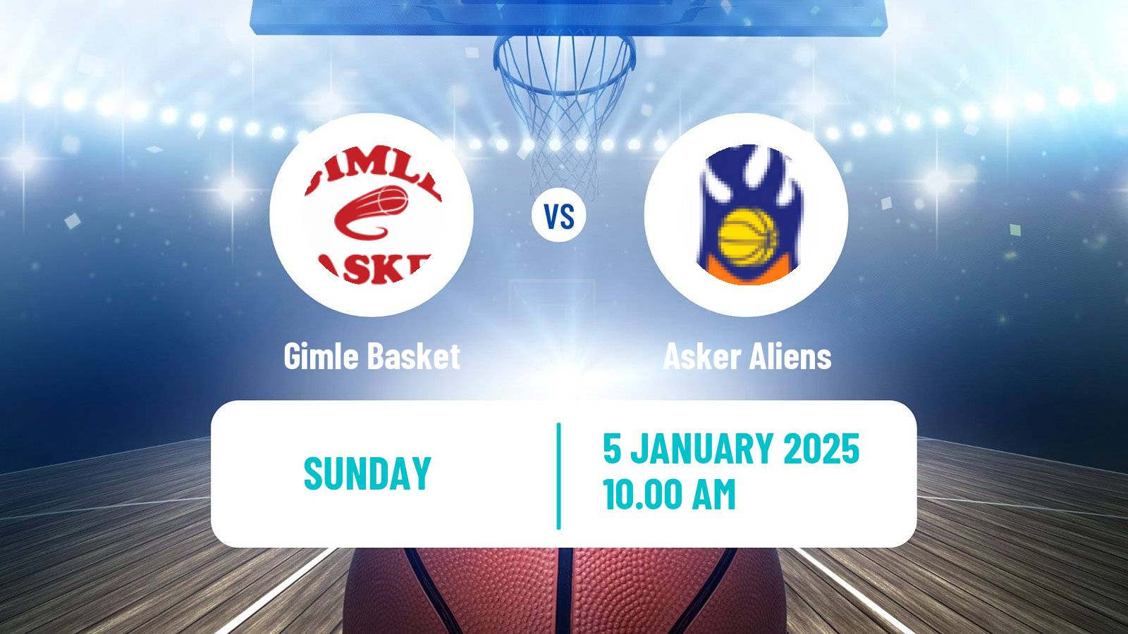 Basketball Norwegian BLNO Gimle - Asker Aliens