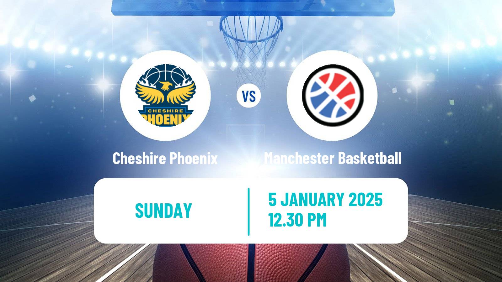 Basketball British Basketball League Cheshire Phoenix - Manchester Basketball