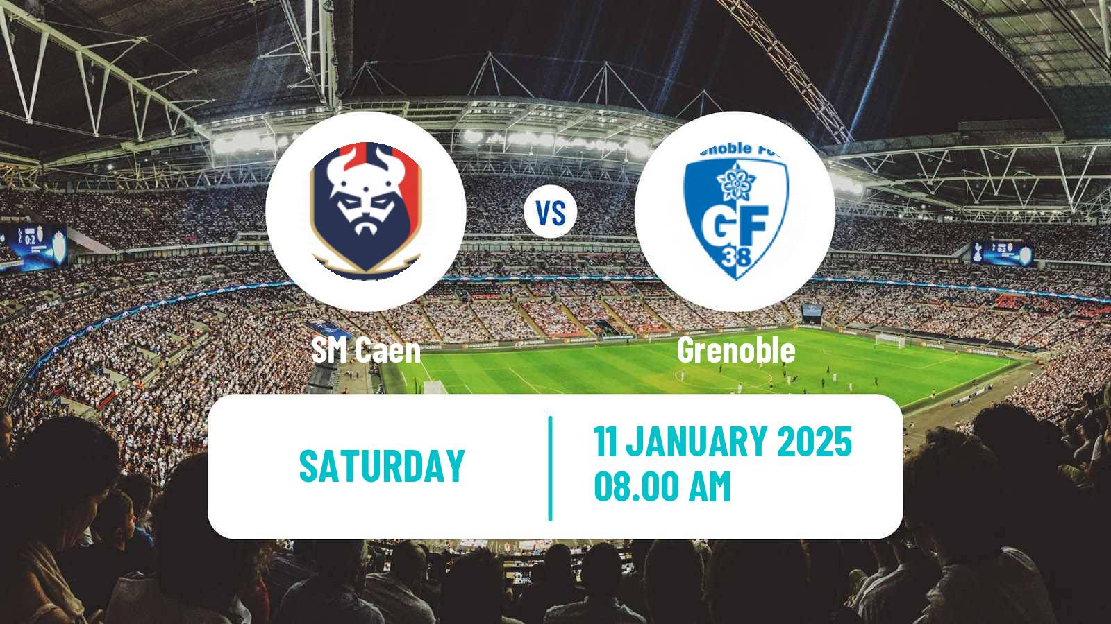 Soccer French Ligue 2 Caen - Grenoble