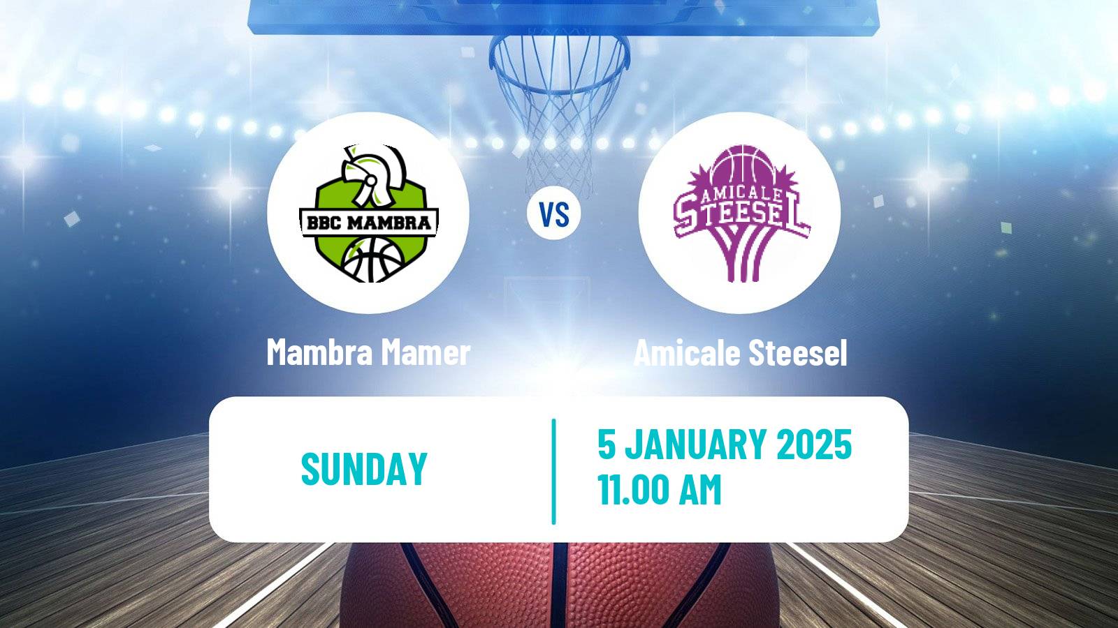 Basketball Luxembourg LBBL Basketball Mambra Mamer - Amicale Steesel