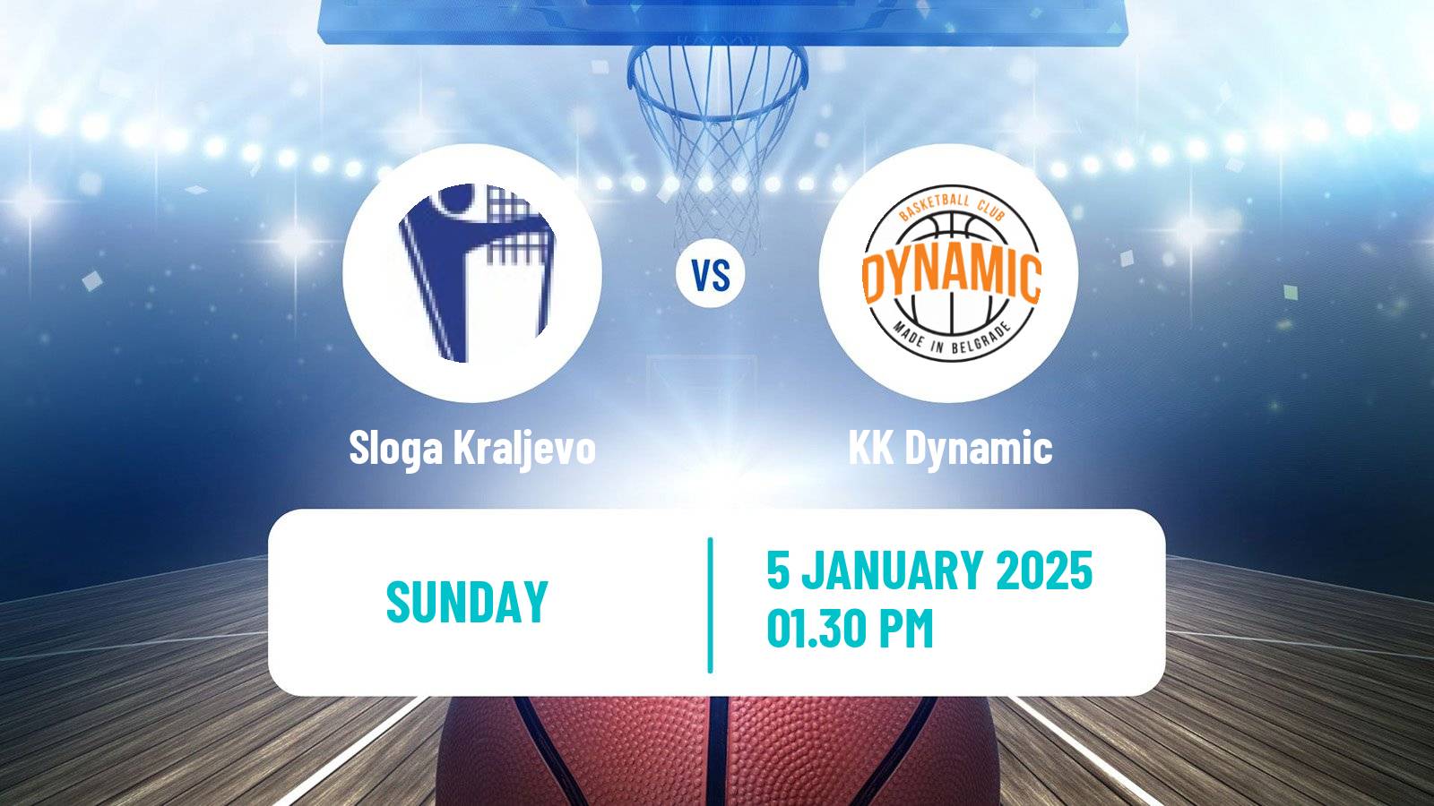 Basketball Serbian First League Basketball Sloga Kraljevo - Dynamic