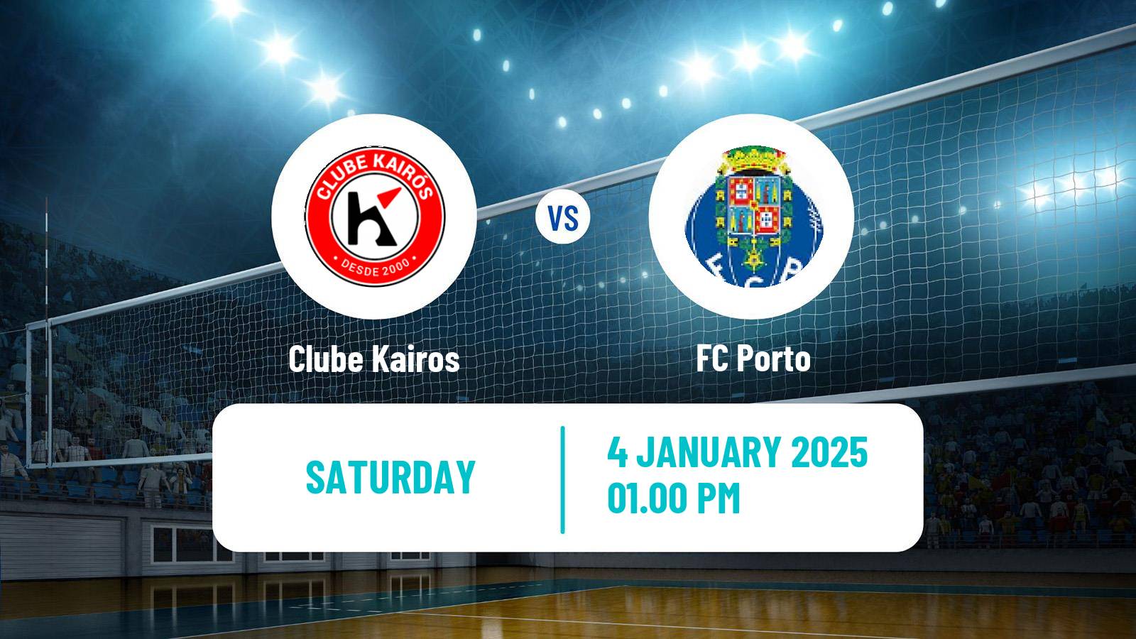 Volleyball Portuguese 1 Divisao Volleyball Women Clube Kairos - FC Porto