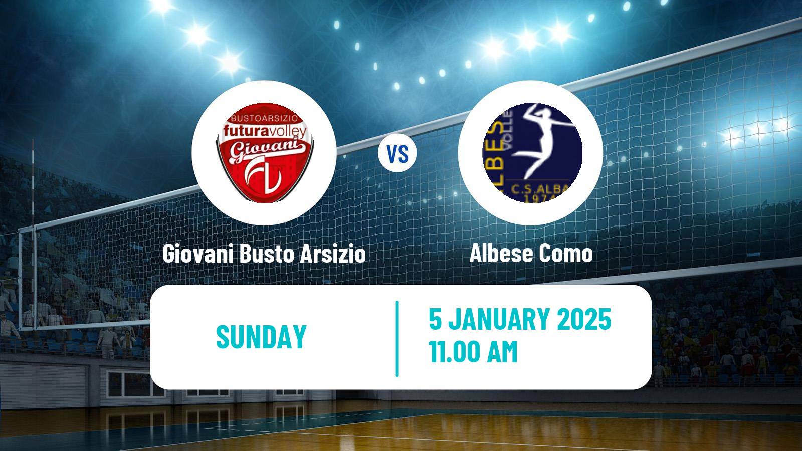 Volleyball Italian Serie A2 Volleyball Women Giovani Busto Arsizio - Albese Como