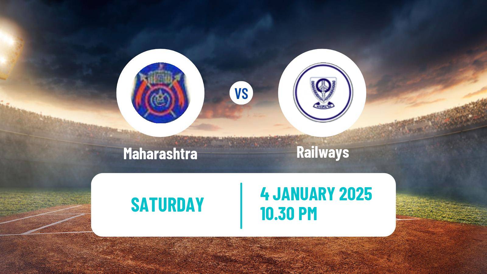 Cricket Vijay Hazare Trophy Maharashtra - Railways