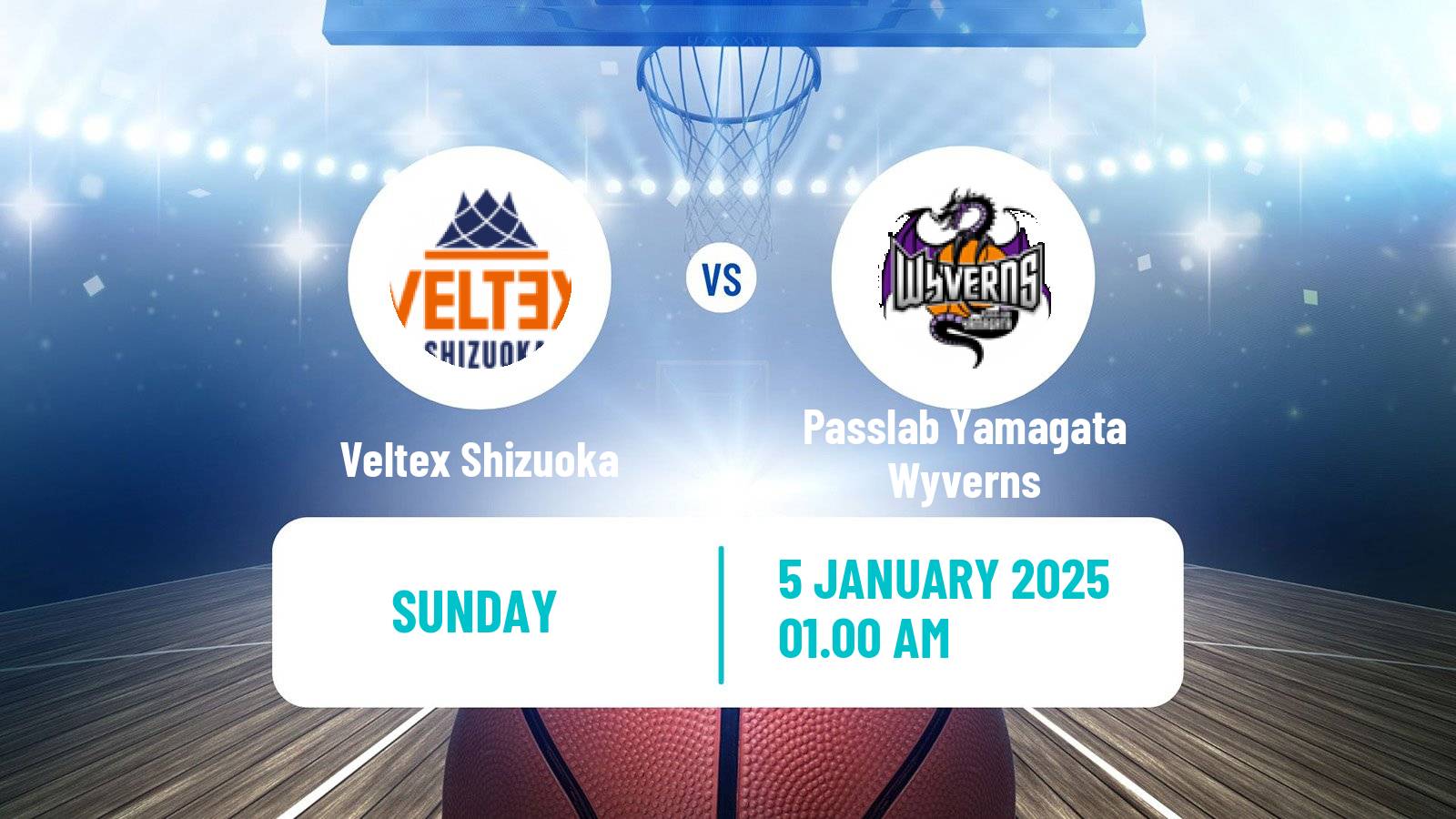 Basketball Japan B2 League Basketball Veltex Shizuoka - Passlab Yamagata Wyverns