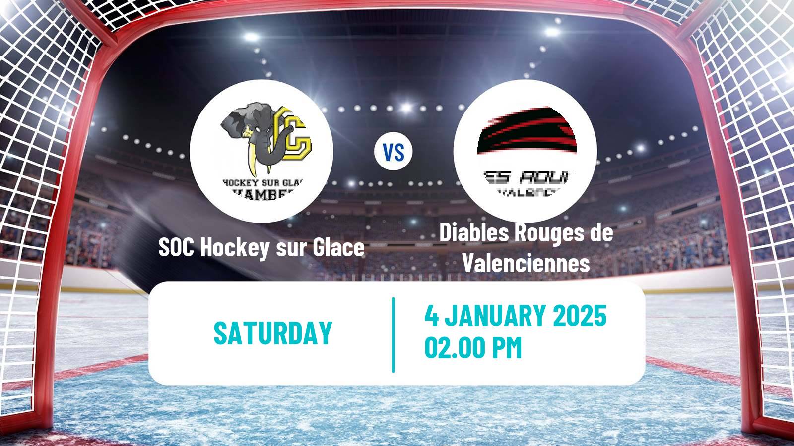 Hockey French D1 Ice Hockey SOC Hockey sur Glace - Diables Rouges de Valenciennes