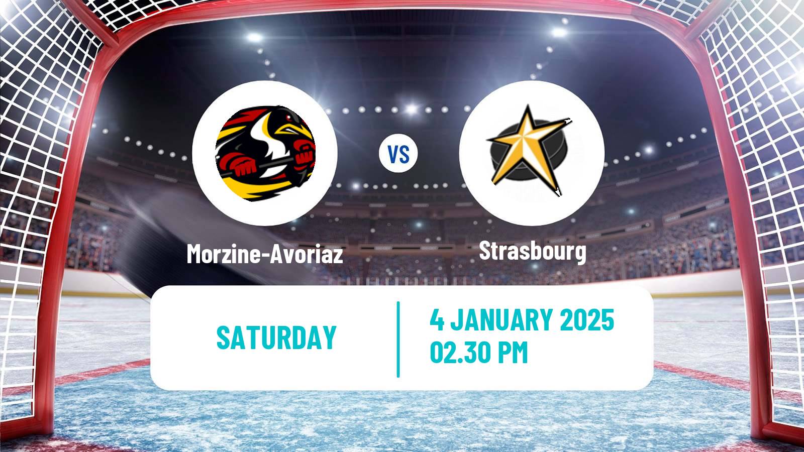 Hockey French D1 Ice Hockey Morzine-Avoriaz - Strasbourg