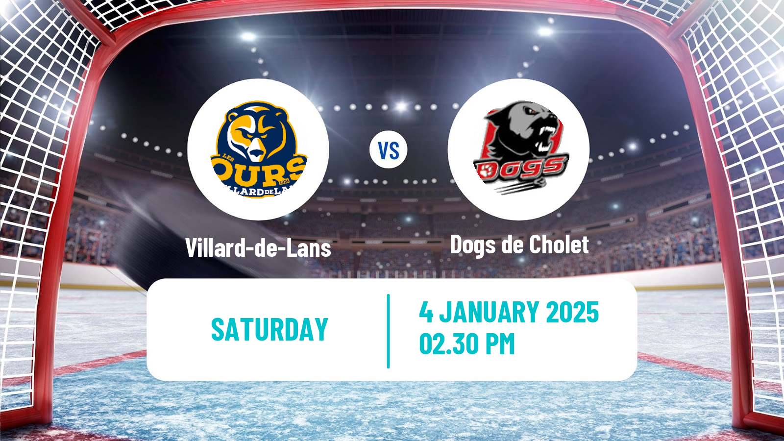 Hockey French D1 Ice Hockey Villard-de-Lans - Dogs de Cholet