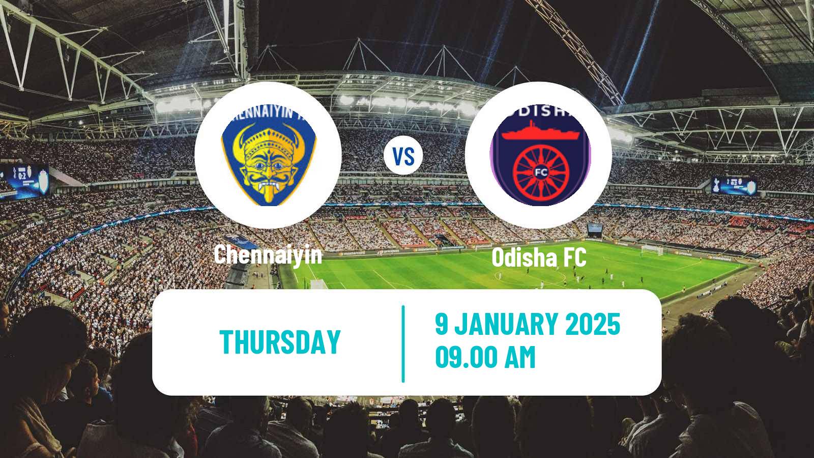 Soccer Indian ISL Chennaiyin - Odisha