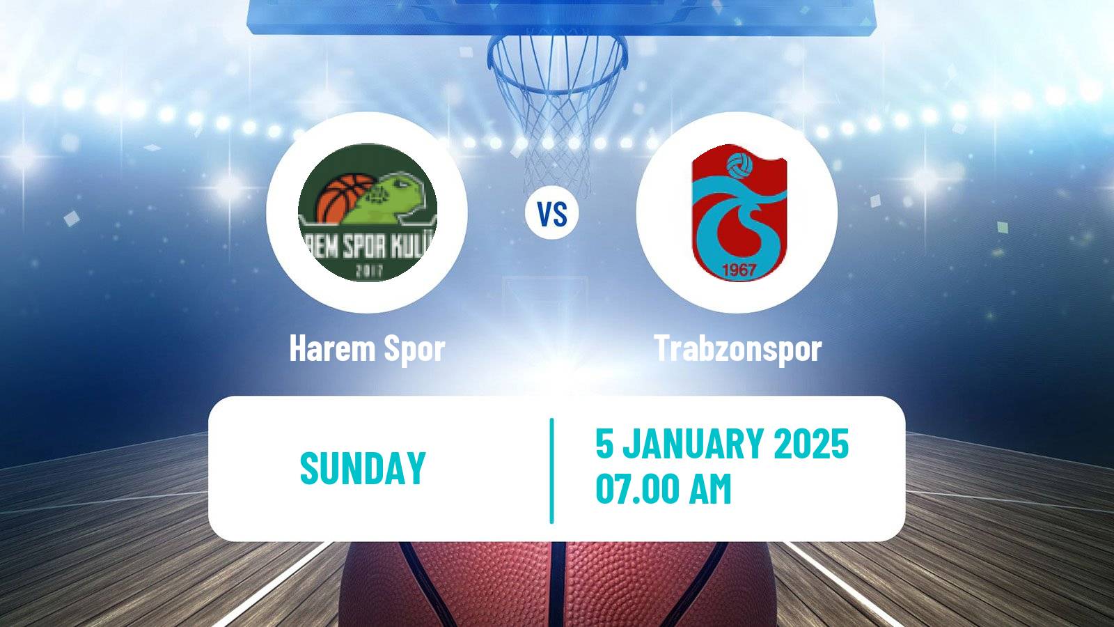 Basketball Turkish TBL Harem Spor - Trabzonspor