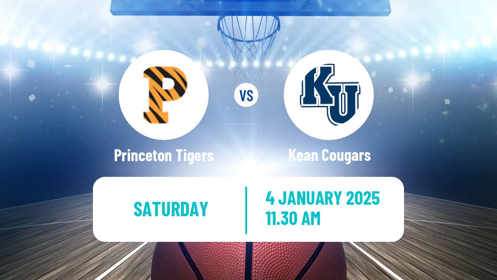 Basketball NCAA College Basketball Princeton Tigers - Kean Cougars