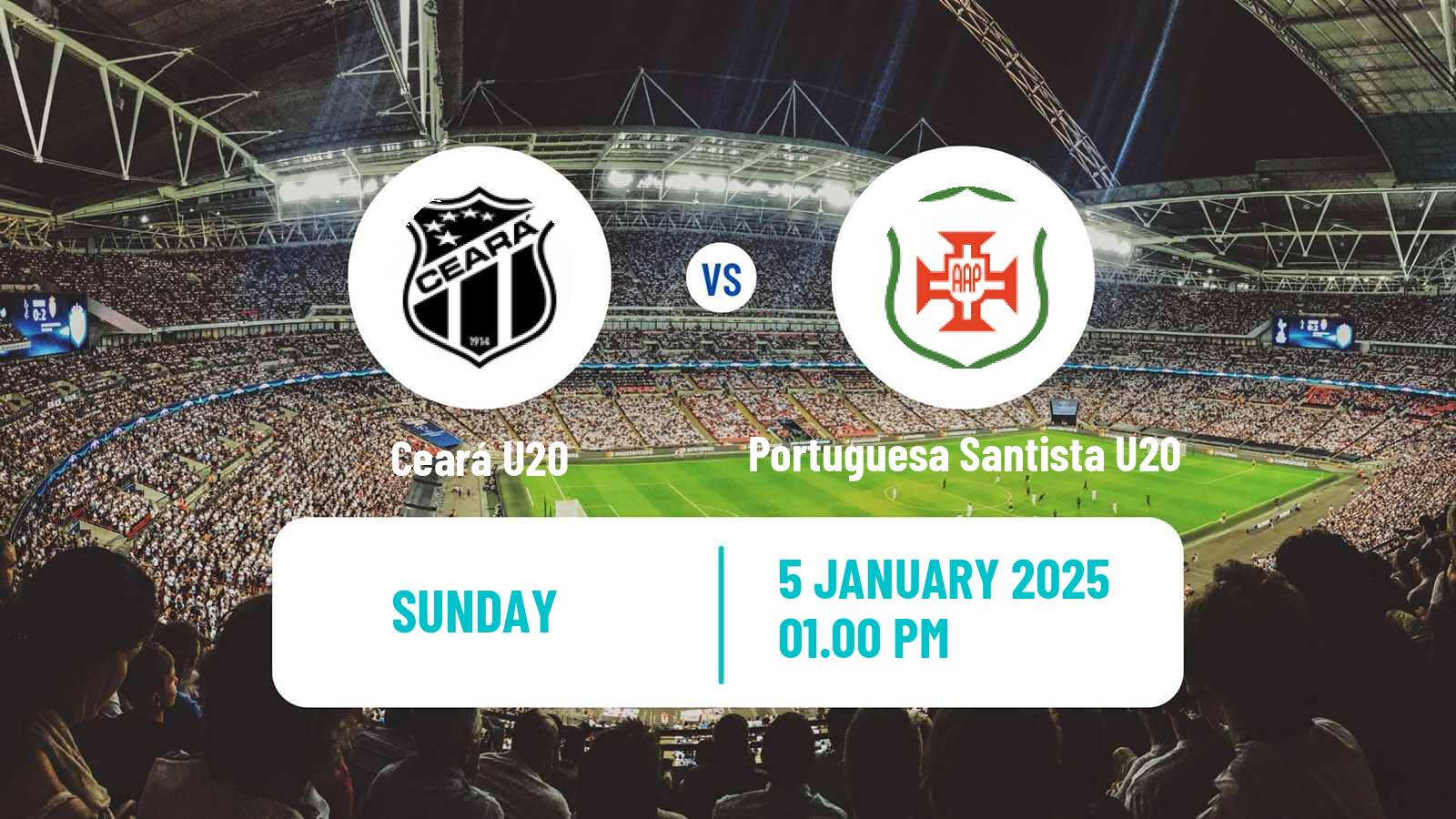 Soccer Brazilian Copa Sao Paulo de juniores Ceará U20 - Portuguesa Santista U20