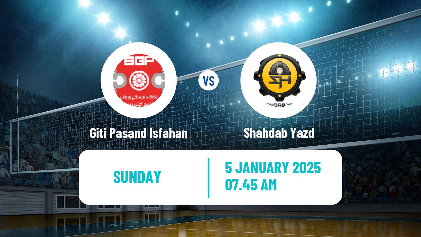 Volleyball Iran Super League Volleyball Giti Pasand Isfahan - Shahdab Yazd