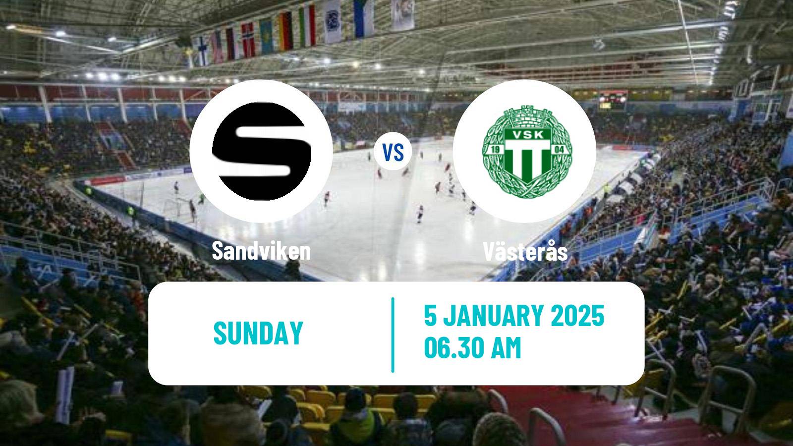 Bandy Swedish Elitserien Bandy Women Sandviken - Västerås