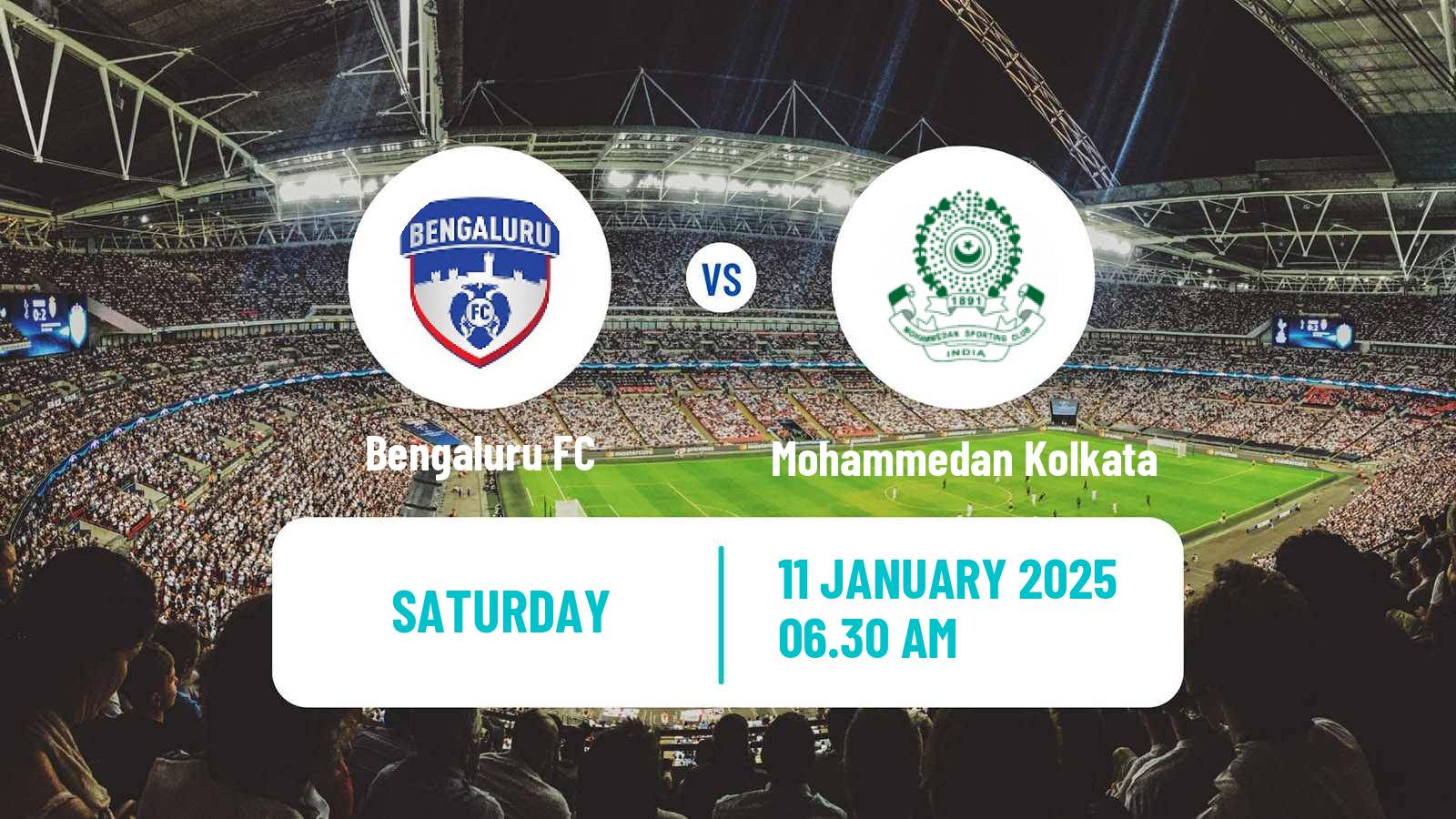 Soccer Indian ISL Bengaluru - Mohammedan Kolkata