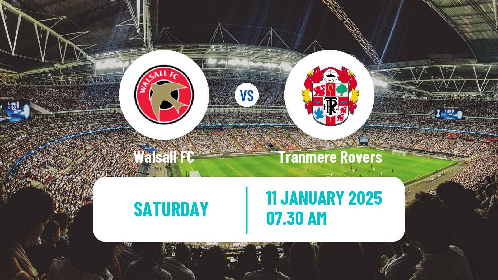 Soccer English League Two Walsall - Tranmere Rovers