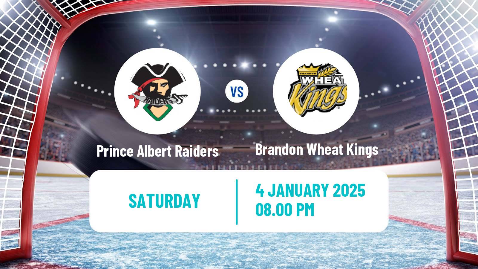 Hockey WHL Prince Albert Raiders - Brandon Wheat Kings