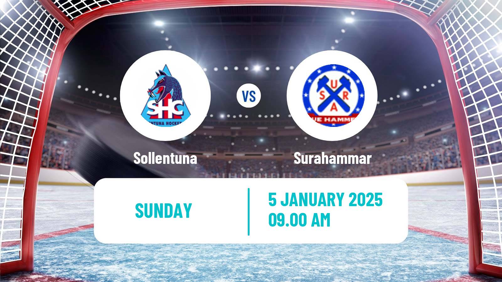 Hockey Swedish Hockey AllEttan Norra Sollentuna - Surahammar