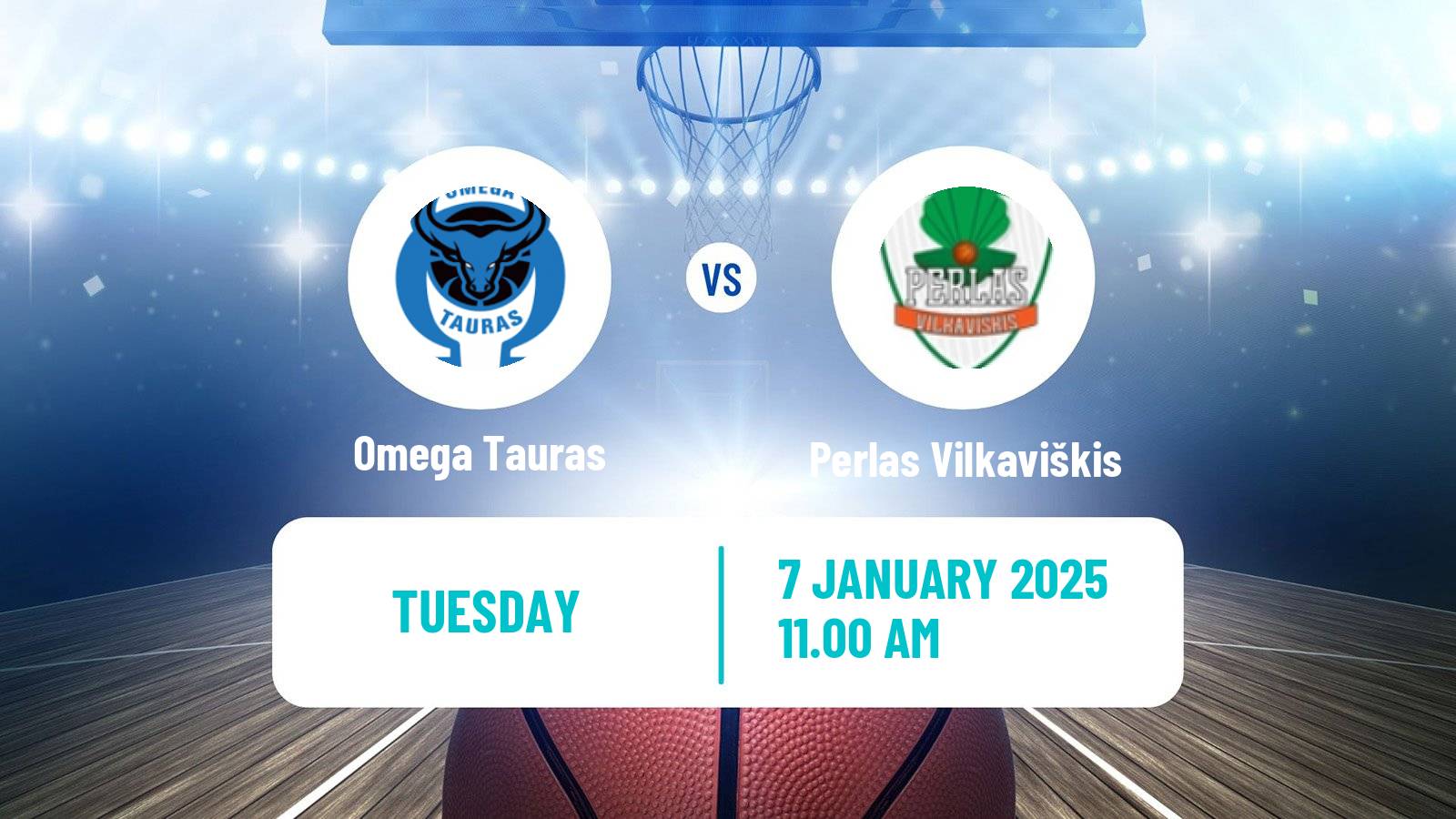 Basketball Lietuvos NKL Omega Tauras - Perlas Vilkaviškis