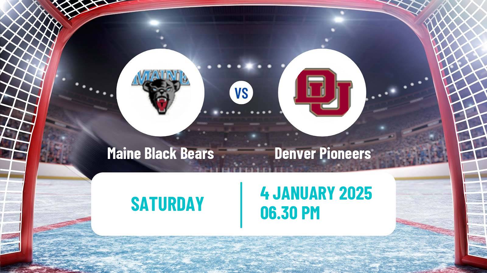 Hockey NCAA Hockey Maine Black Bears - Denver Pioneers