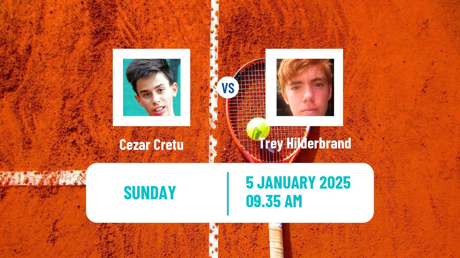 Tennis Oeiras Challenger Men Cezar Cretu - Trey Hilderbrand