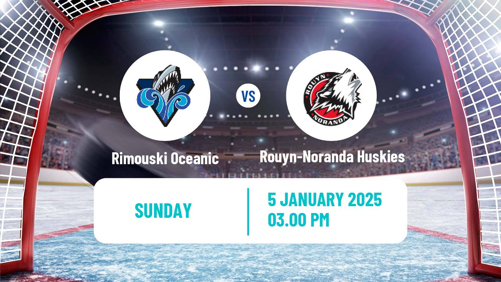 Hockey QMJHL Rimouski Oceanic - Rouyn-Noranda Huskies