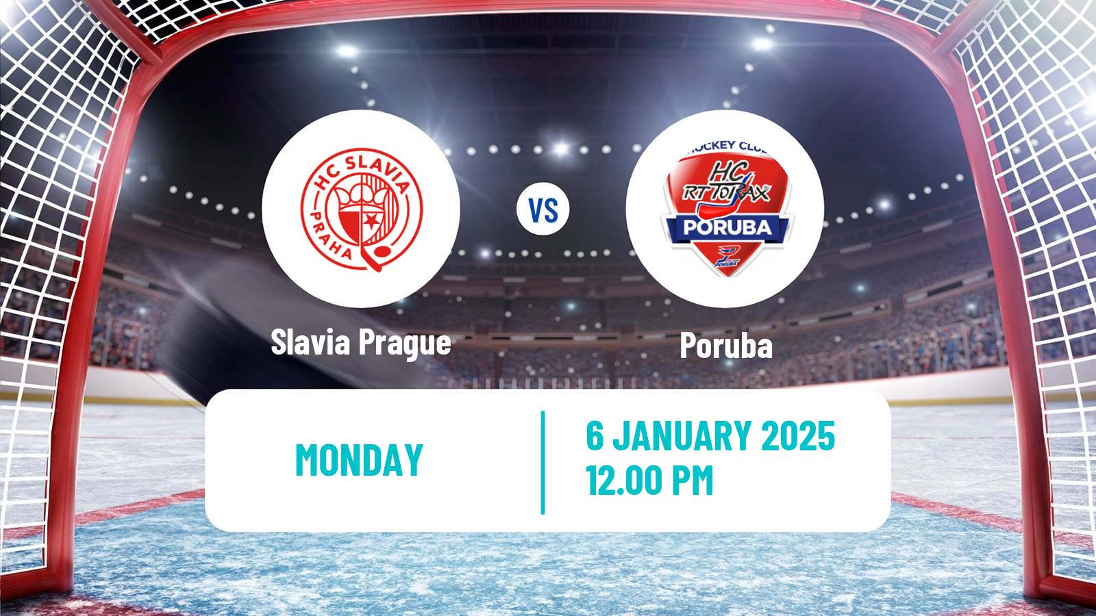 Hockey Czech Chance Liga Slavia Prague - Poruba