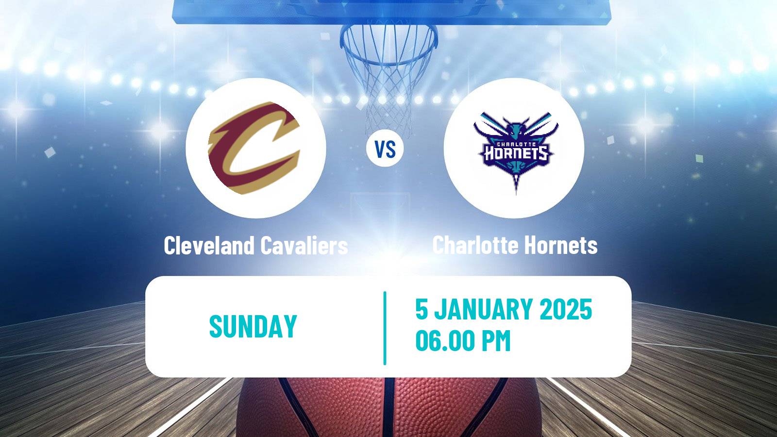 Basketball NBA Cleveland Cavaliers - Charlotte Hornets