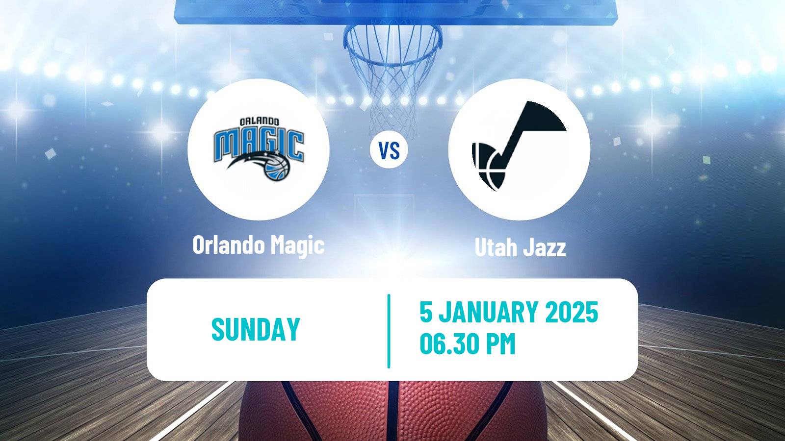 Basketball NBA Orlando Magic - Utah Jazz