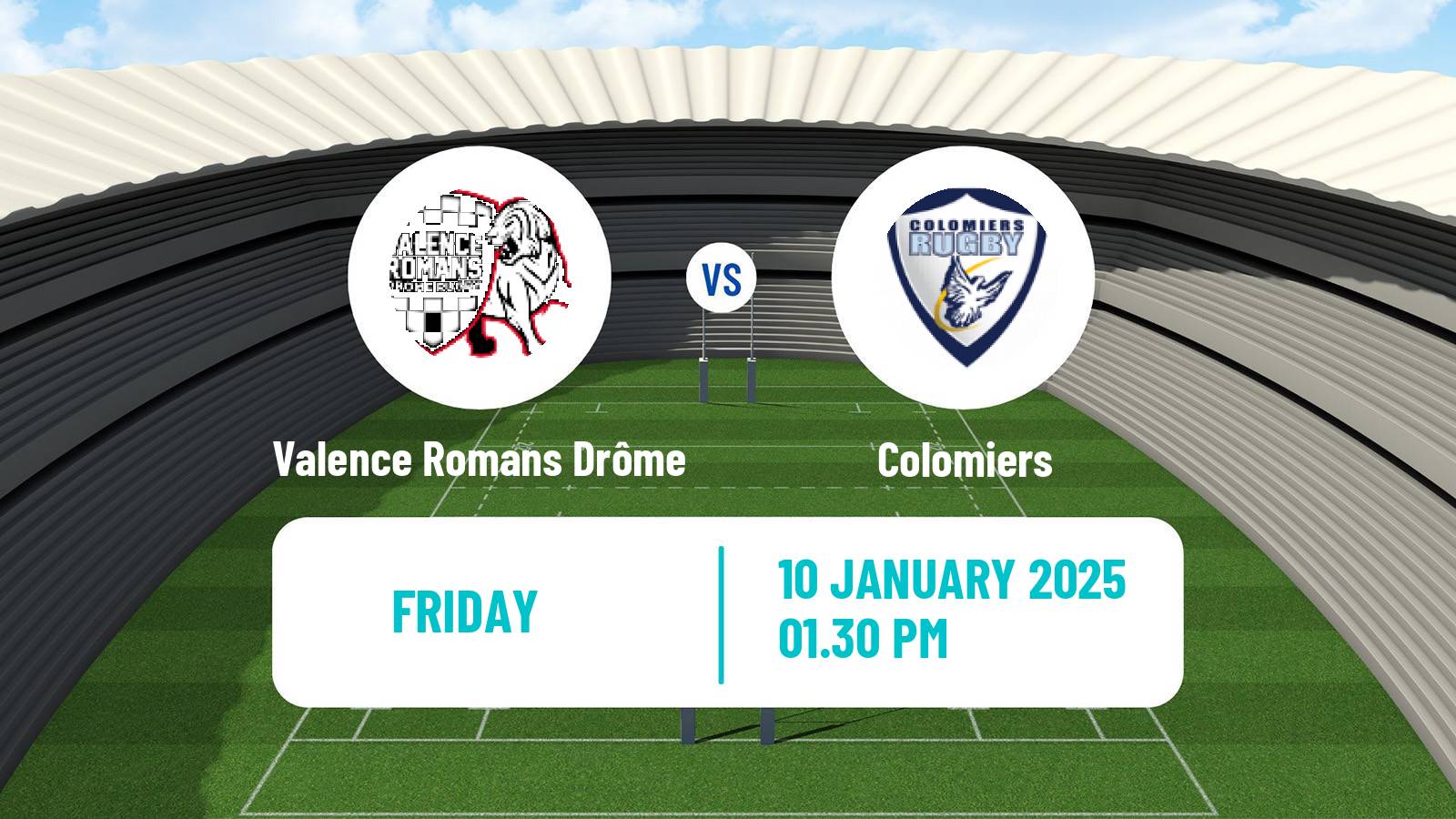 Rugby union French Pro D2 Valence Romans Drôme - Colomiers