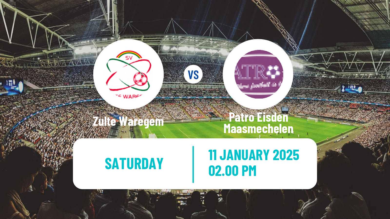 Soccer Belgian Сhallenger Pro League Zulte Waregem - Patro Eisden Maasmechelen