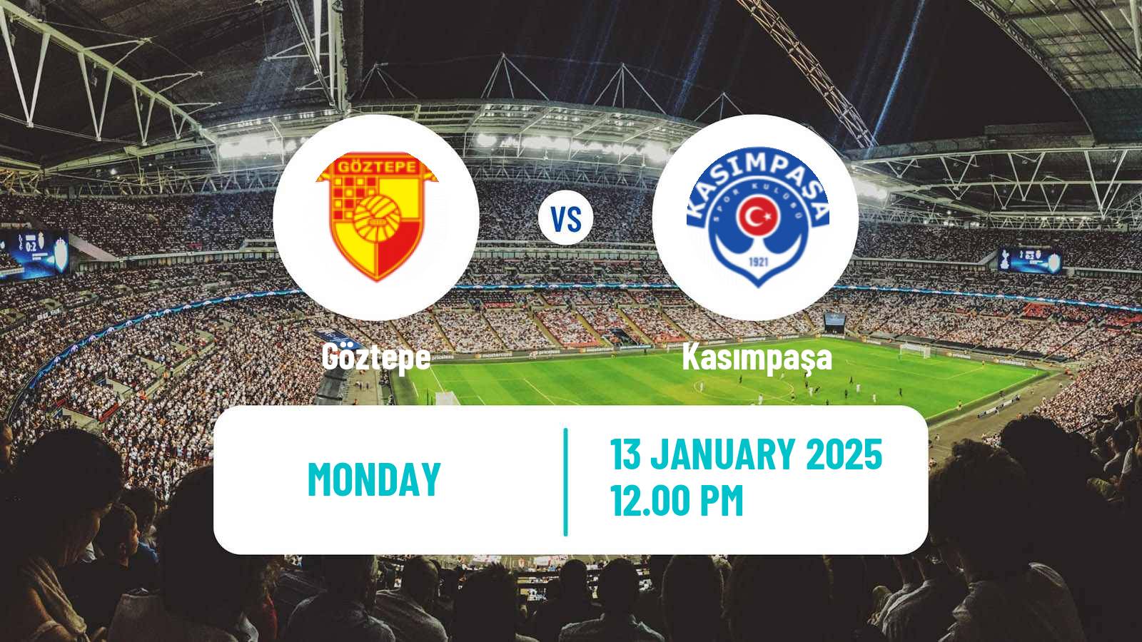 Soccer Turkish Super League Göztepe - Kasımpaşa