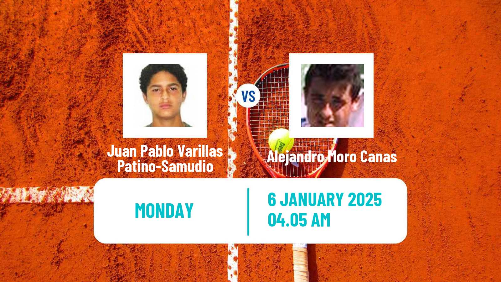 Tennis ATP Australian Open Juan Pablo Varillas Patino-Samudio - Alejandro Moro Canas