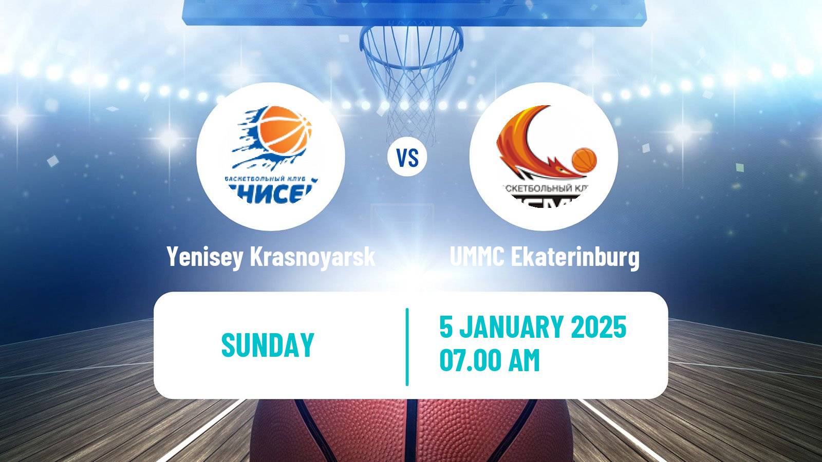 Basketball Russian Premier League Basketball Women Yenisey Krasnoyarsk - UMMC Ekaterinburg