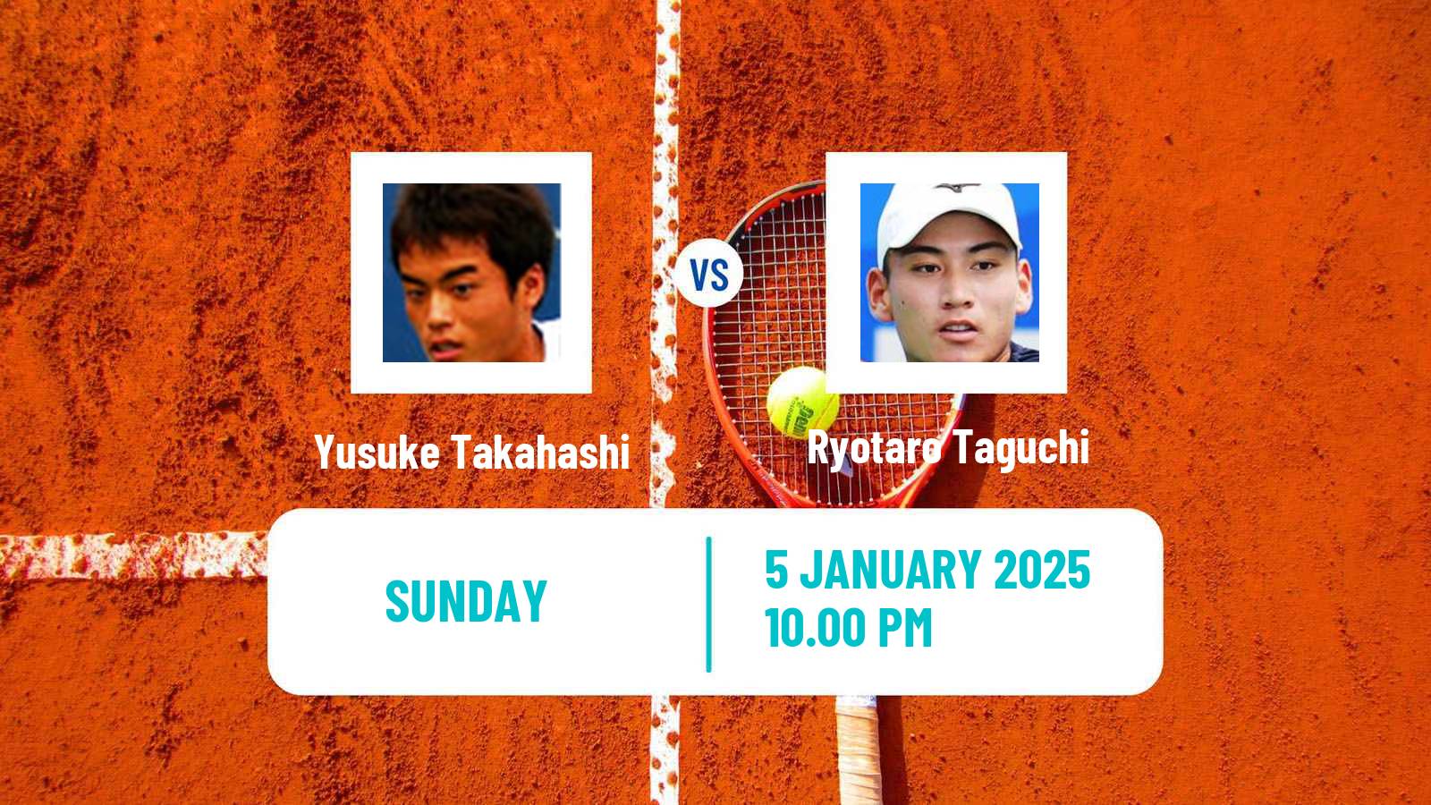 Tennis Nonthaburi 2 Challenger Men Yusuke Takahashi - Ryotaro Taguchi