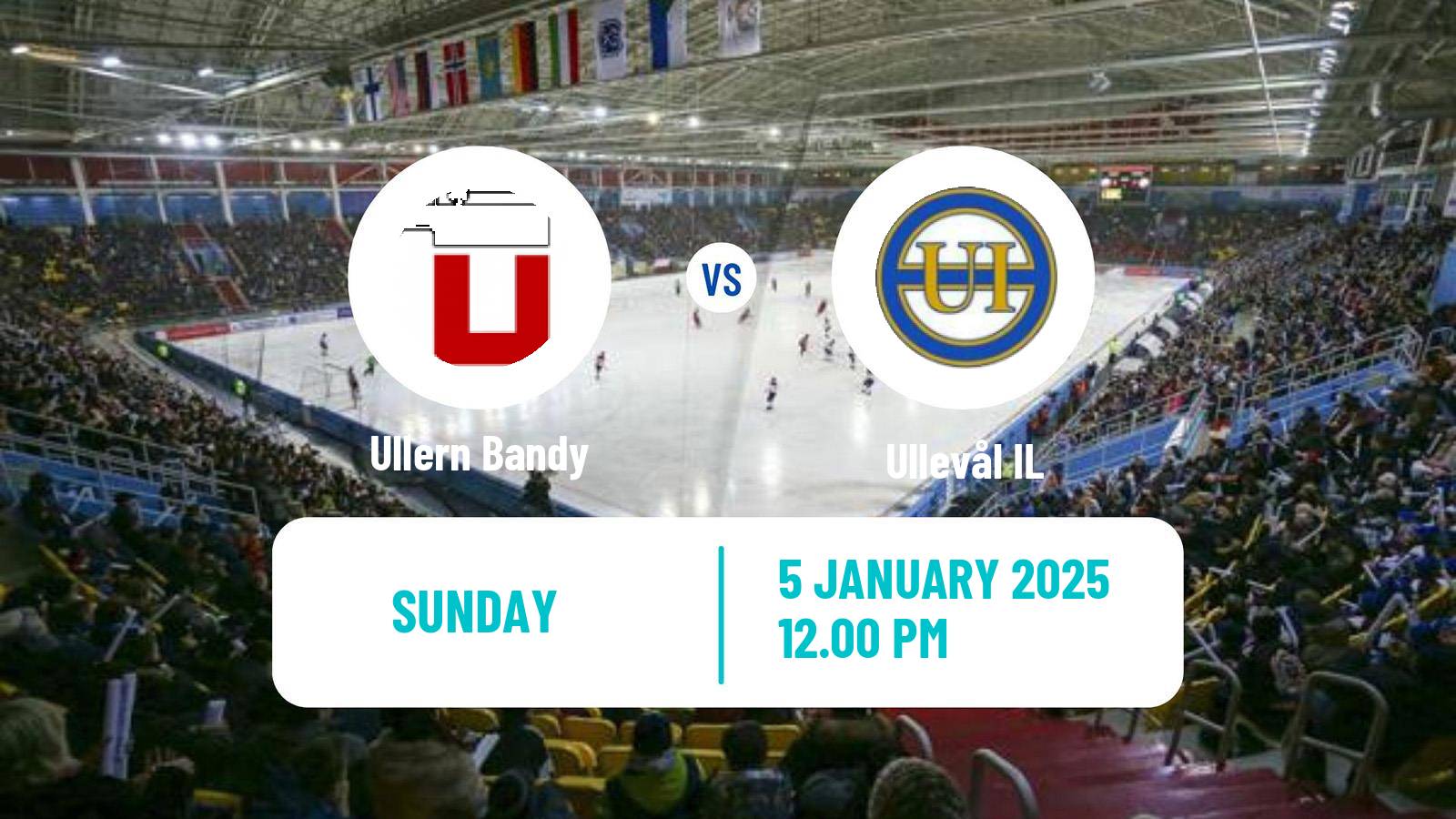 Bandy Norwegian Eliteserien Bandy Ullern - Ullevål