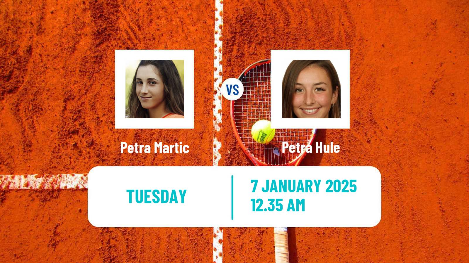 Tennis WTA Australian Open Petra Martic - Petra Hule