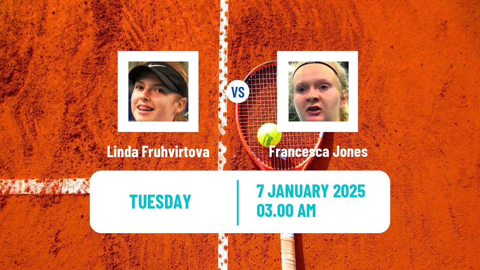 Tennis WTA Australian Open Linda Fruhvirtova - Francesca Jones