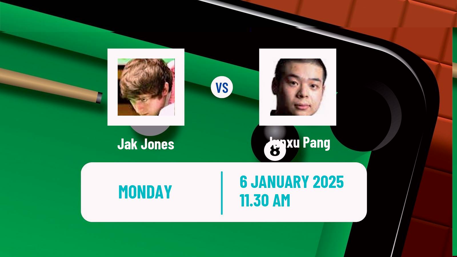 Snooker Championship League Jak Jones - Junxu Pang