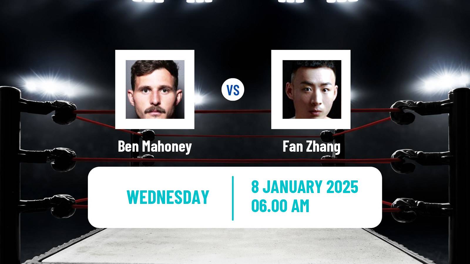 Boxing Super Welterweight IBF Pacific Title Men Ben Mahoney - Fan Zhang